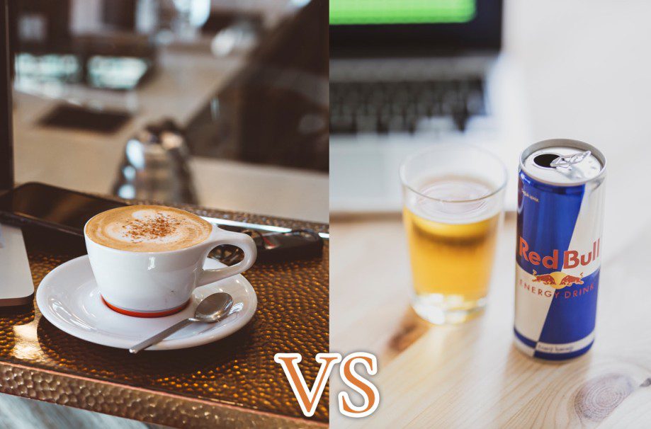 So sánh cà phê và nước tăng lực về hàm lượng caffeine và tác động sức khỏe
