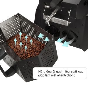 Alternative view of Máy rang cà phê Kaleido Sniper M6S Duo System - Máy rang cà phê chuyên nghiệp sưởi ấm bằng điện(Kaleido System+ArtisanControl) - Hệ thống sưởi bằng lửa trực tiếp và tuần hoàn không khí nóng (200-600g)