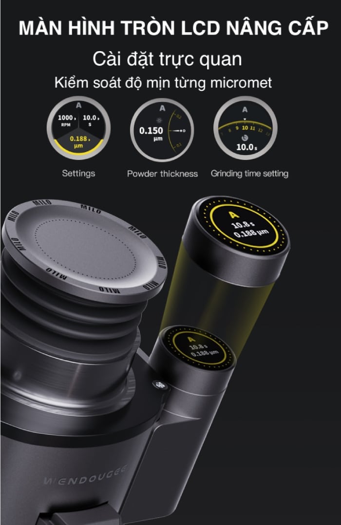 Máy xay cà phê Wendougee MILOⅡ - Ảnh 4